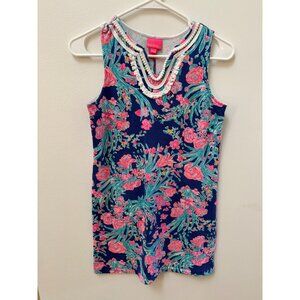 Lilly Pulitzer Mini Harper Shift Dress - Toucan Party Girls Size 10 Floral Dress